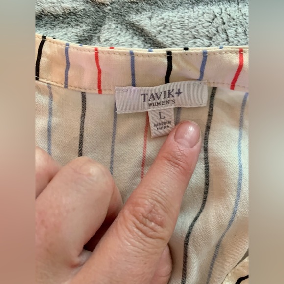 SWIM BUNDLE - TAVIK Zeppelin Rust Swimsuit Set & TAVIK Arlo Cover Up Size Large - Picture 3 of 10